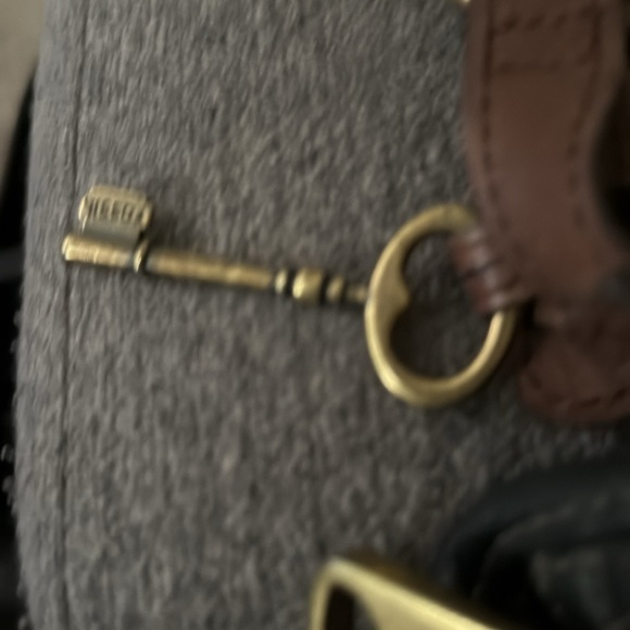 Vintage Fossil Women's Black  Leather Crossbody Shoulder bag Medium G1 - Picture 5 of 12